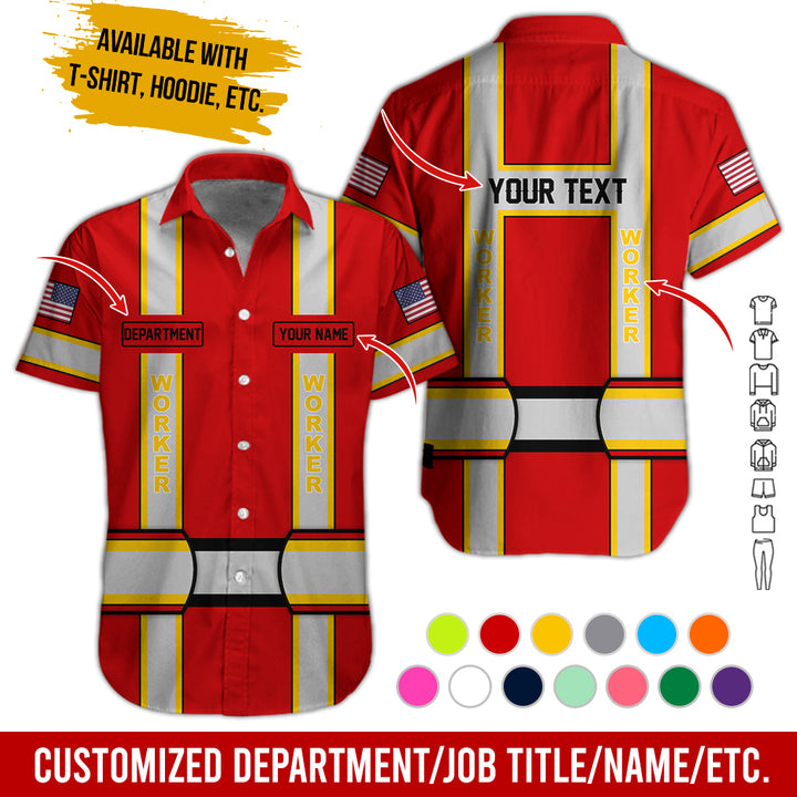 Personalized Name And Department Style 3D All Over Printed SH682