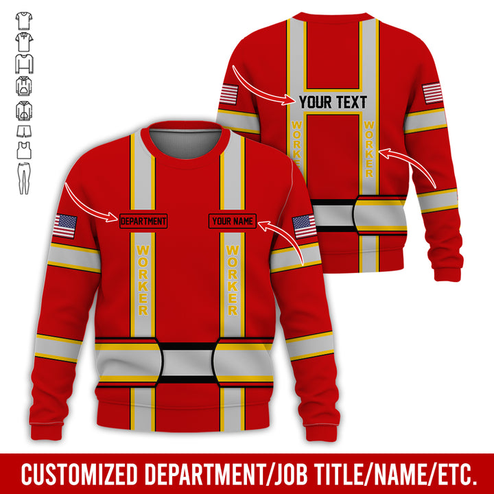 Personalized Name And Department Style 3D All Over Printed SH682