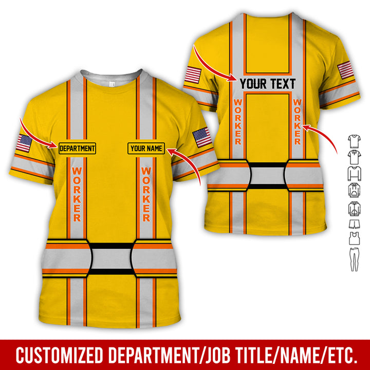 Personalized Name And Department Style 3D All Over Printed SH682