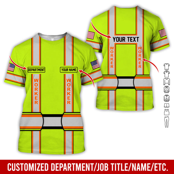 Personalized Name And Department Style 3D All Over Printed SH682