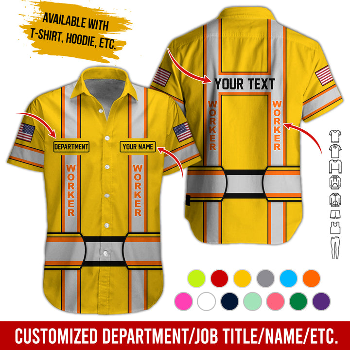 Personalized Name And Department Style 3D All Over Printed SH682