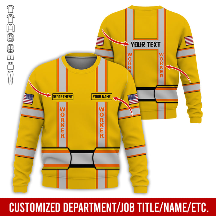 Personalized Name And Department Style 3D All Over Printed SH682