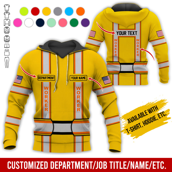 Personalized Name And Department Style 3D All Over Printed SH682