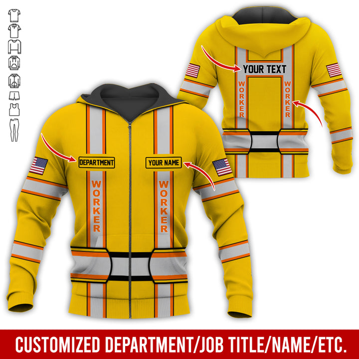 Personalized Name And Department Style 3D All Over Printed SH682