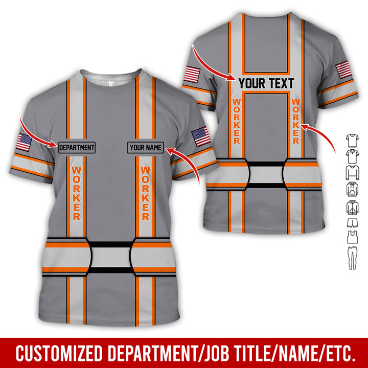 Personalized Name And Department Style 3D All Over Printed SH682