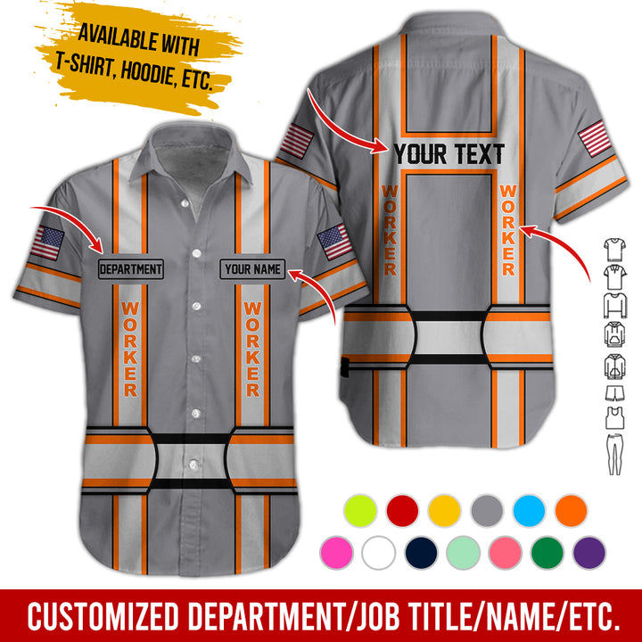 Personalized Name And Department Style 3D All Over Printed SH682