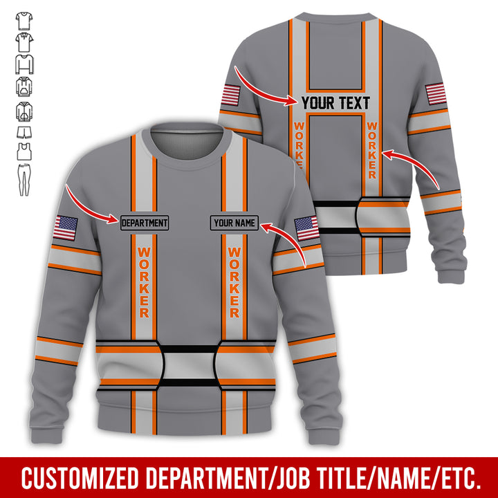 Personalized Name And Department Style 3D All Over Printed SH682