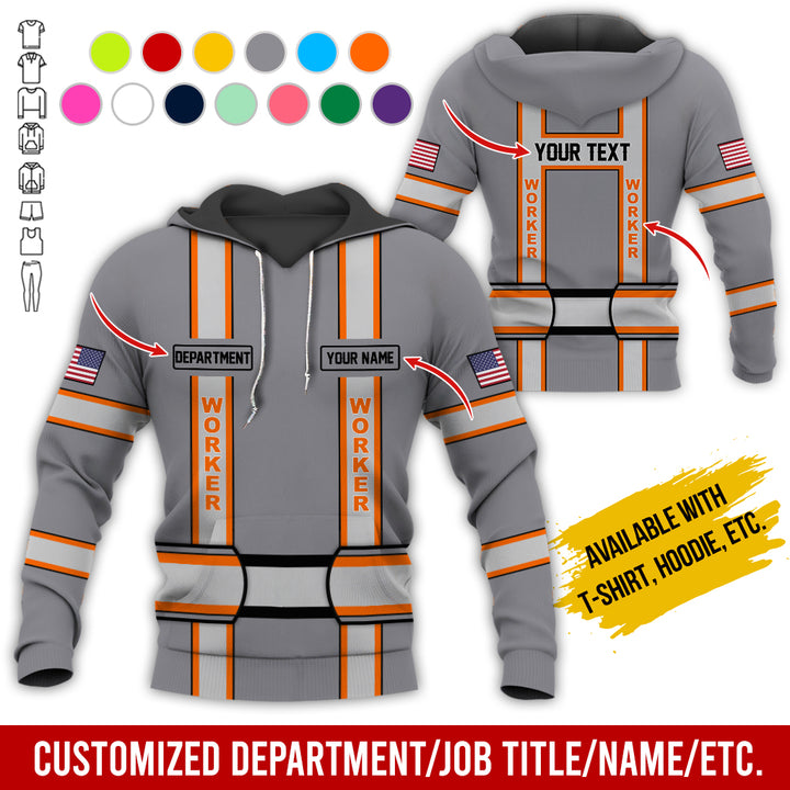 Personalized Name And Department Style 3D All Over Printed SH682