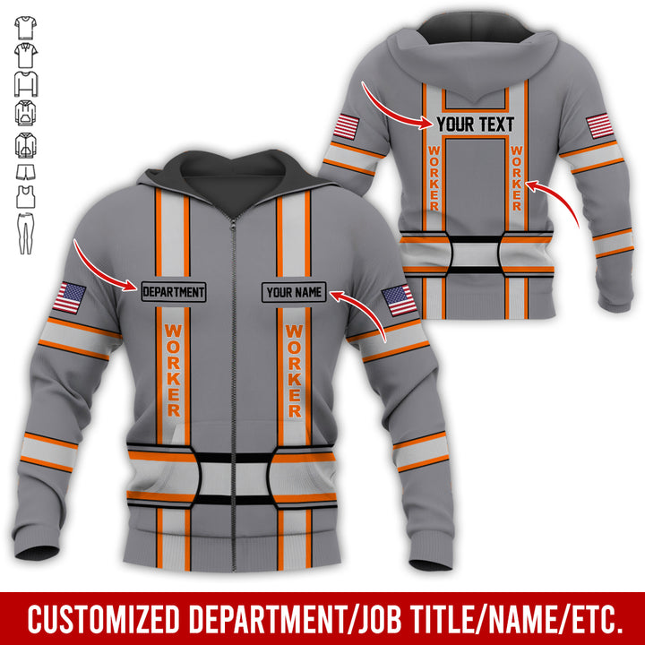 Personalized Name And Department Style 3D All Over Printed SH682