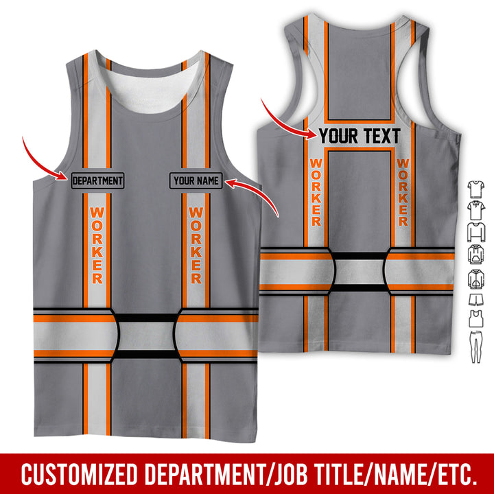 Personalized Name And Department Style 3D All Over Printed SH682
