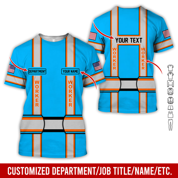 Personalized Name And Department Style 3D All Over Printed SH682