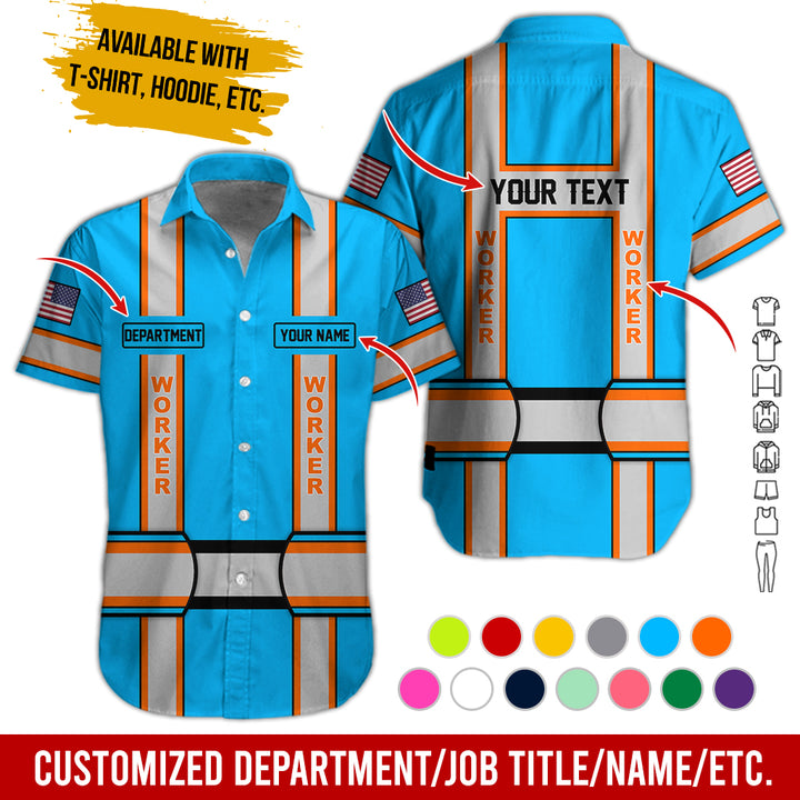 Personalized Name And Department Style 3D All Over Printed SH682