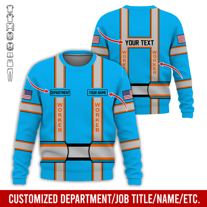Personalized Name And Department Style 3D All Over Printed SH682