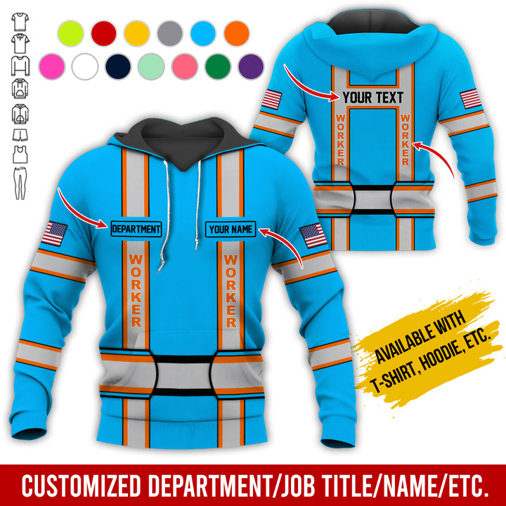 Personalized Name And Department Style 3D All Over Printed SH682