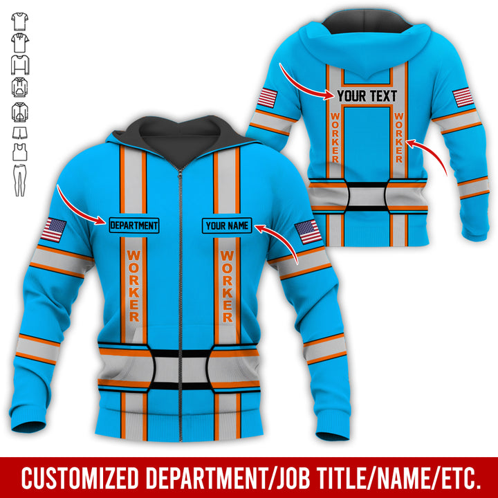 Personalized Name And Department Style 3D All Over Printed SH682