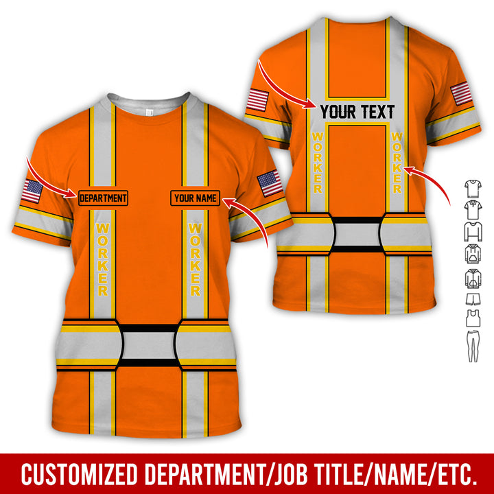 Personalized Name And Department Style 3D All Over Printed SH682