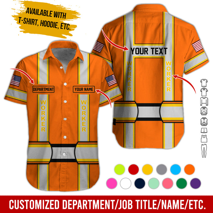 Personalized Name And Department Style 3D All Over Printed SH682