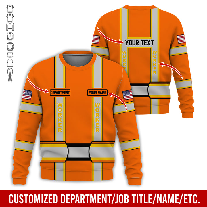 Personalized Name And Department Style 3D All Over Printed SH682