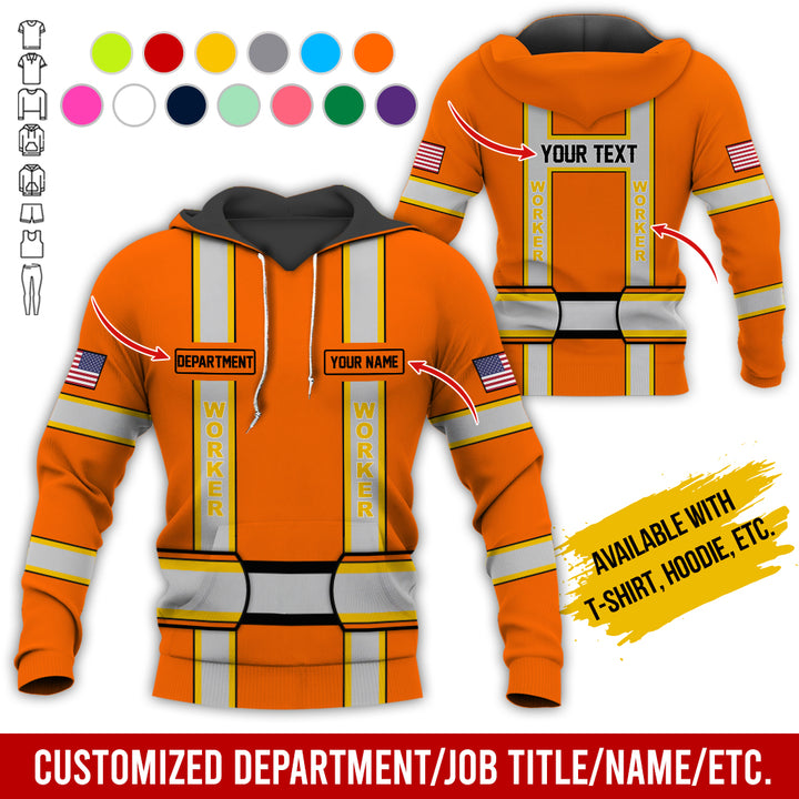 Personalized Name And Department Style 3D All Over Printed SH682