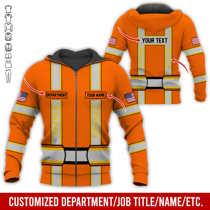 Personalized Name And Department Style 3D All Over Printed SH682