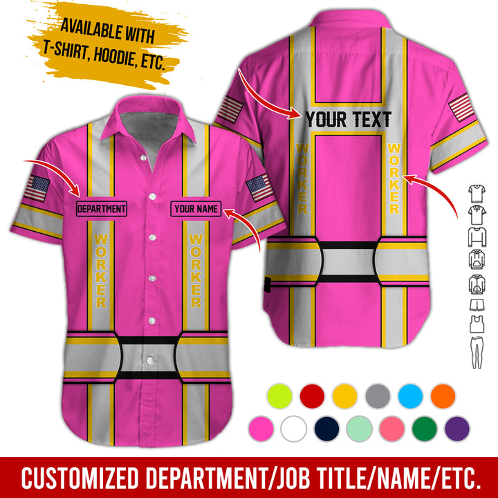 Personalized Name And Department Style 3D All Over Printed SH682