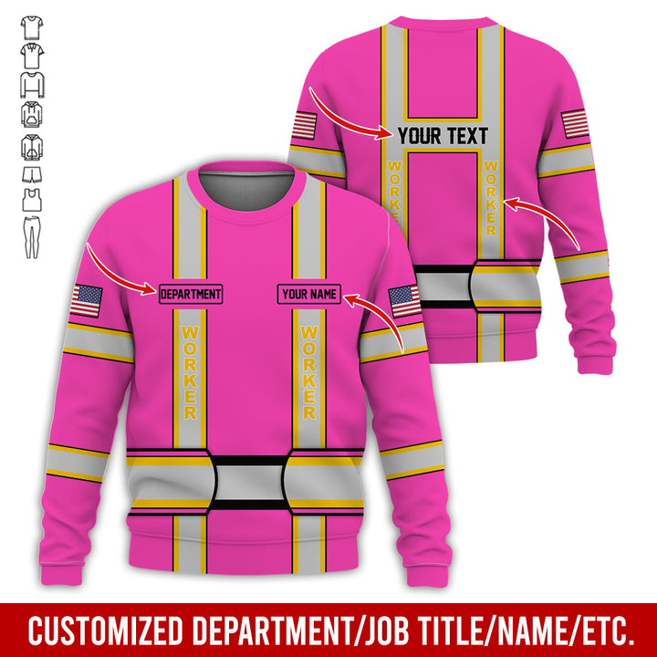 Personalized Name And Department Style 3D All Over Printed SH682