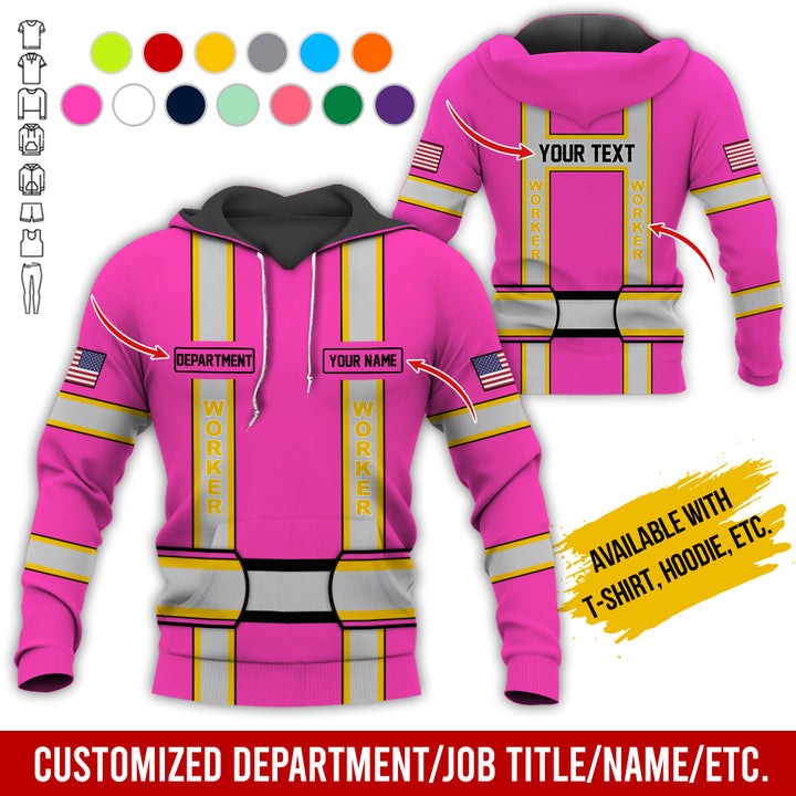 Personalized Name And Department Style 3D All Over Printed SH682