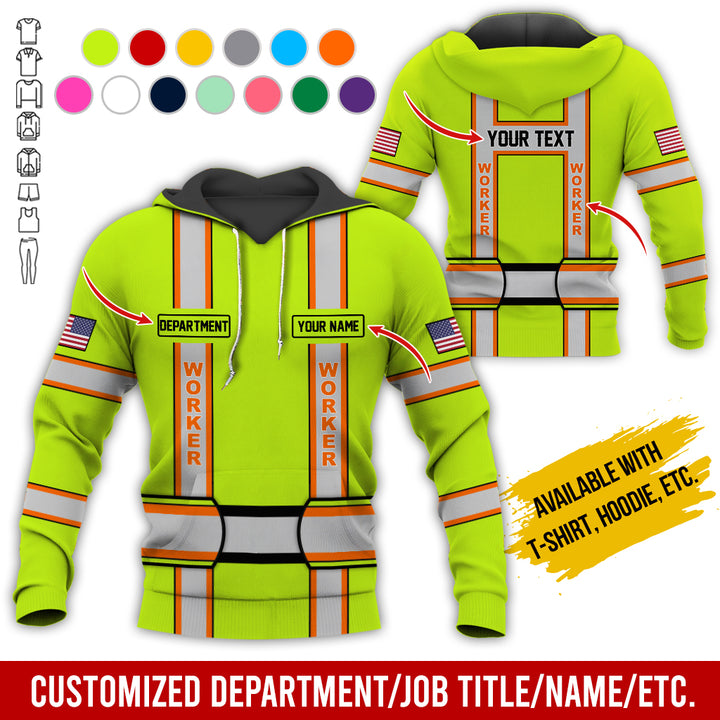 Personalized Name And Department Style 3D All Over Printed SH682