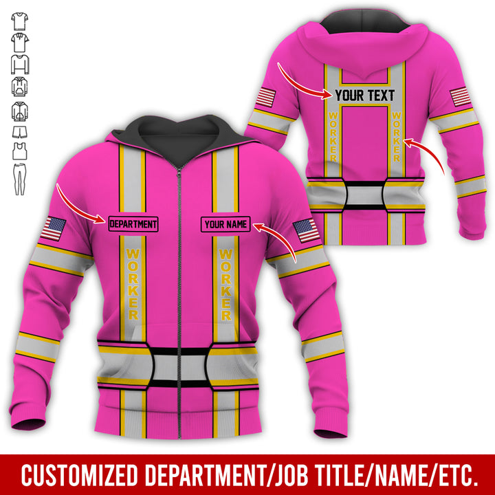 Personalized Name And Department Style 3D All Over Printed SH682
