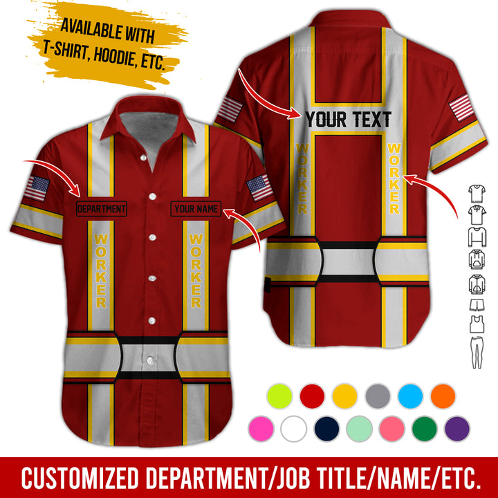 Personalized Name And Department Style 3D All Over Printed SH682