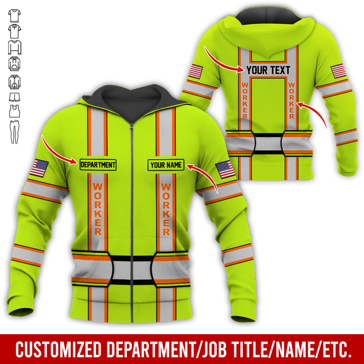 Personalized Name And Department Style 3D All Over Printed SH682
