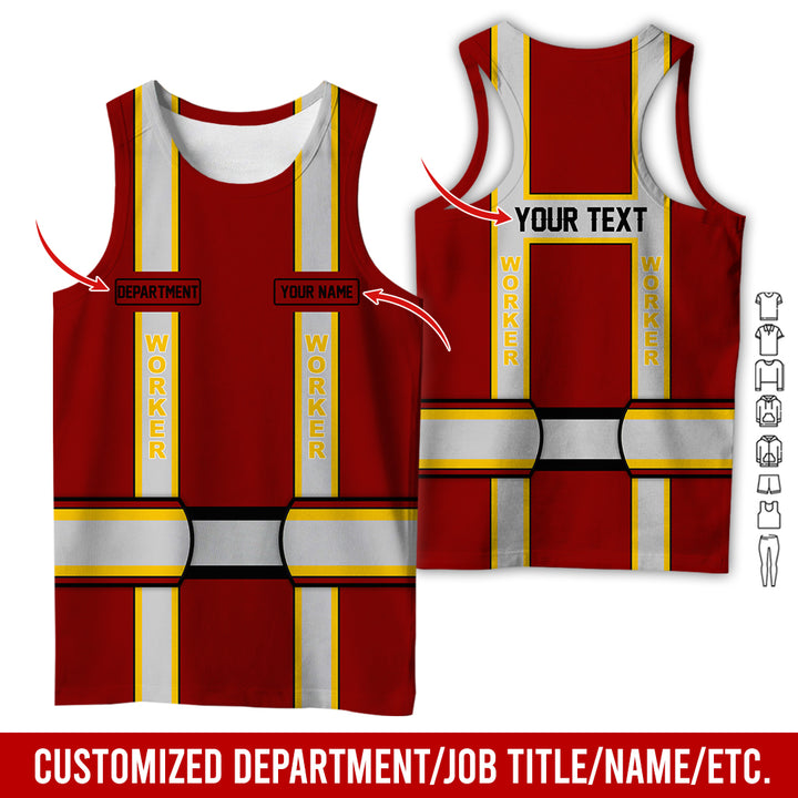 Personalized Name And Department Style 3D All Over Printed SH682