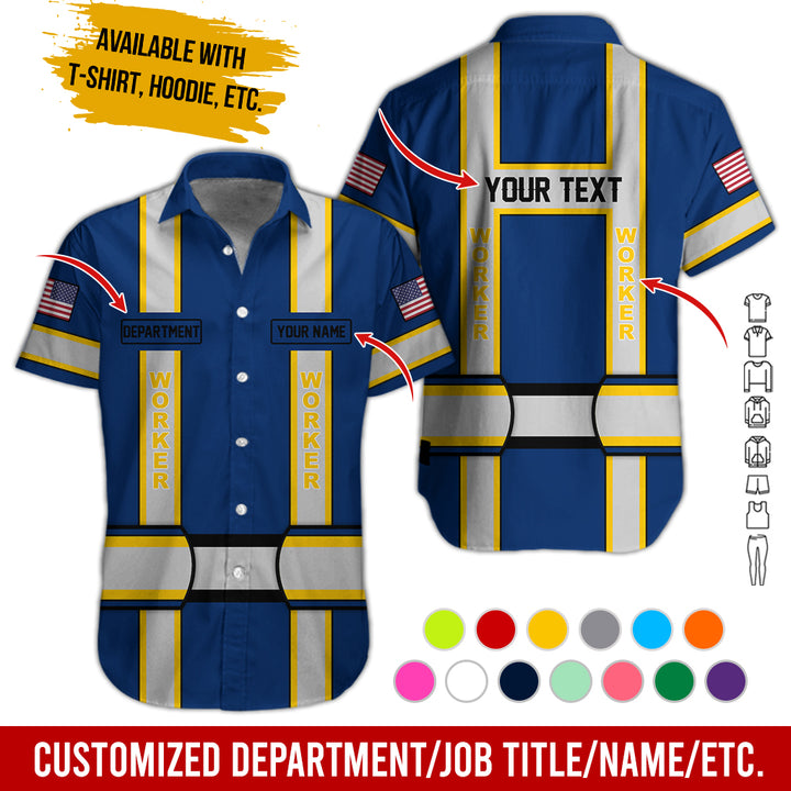 Personalized Name And Department Style 3D All Over Printed SH682