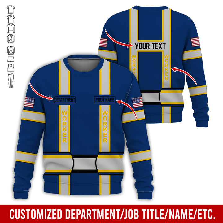 Personalized Name And Department Style 3D All Over Printed SH682