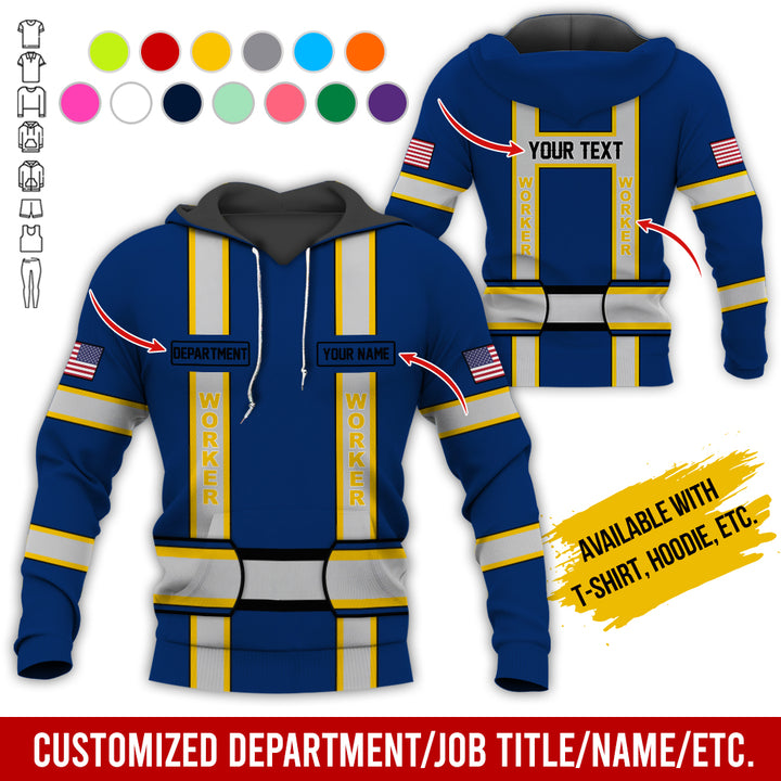 Personalized Name And Department Style 3D All Over Printed SH682