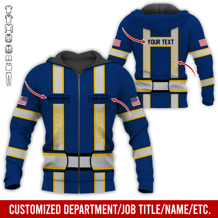 Personalized Name And Department Style 3D All Over Printed SH682