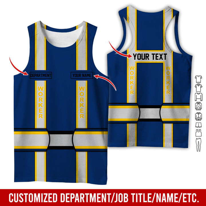 Personalized Name And Department Style 3D All Over Printed SH682