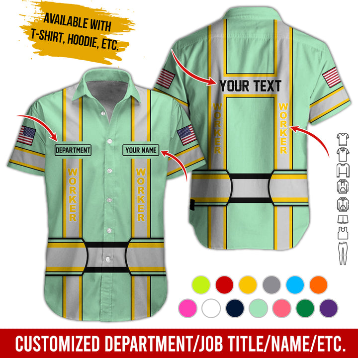 Personalized Name And Department Style 3D All Over Printed SH682