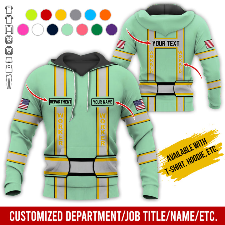 Personalized Name And Department Style 3D All Over Printed SH682