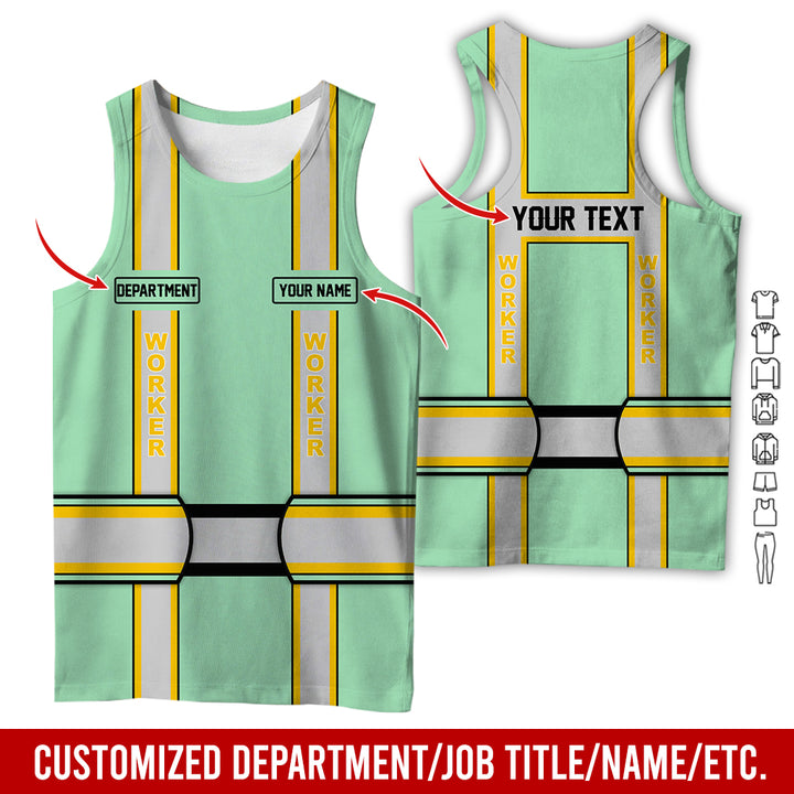 Personalized Name And Department Style 3D All Over Printed SH682