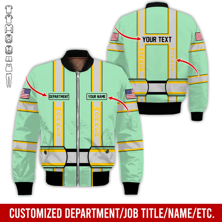 Personalized Name And Department Style 3D All Over Printed SH682
