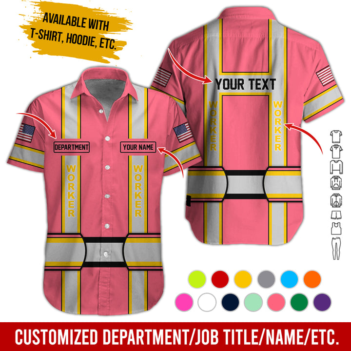 Personalized Name And Department Style 3D All Over Printed SH682