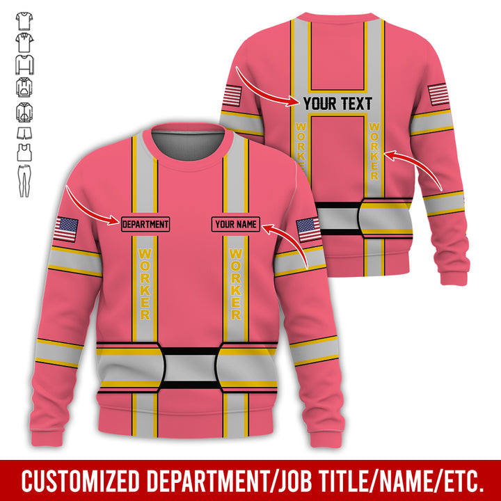Personalized Name And Department Style 3D All Over Printed SH682