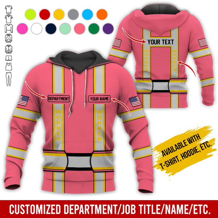 Personalized Name And Department Style 3D All Over Printed SH682