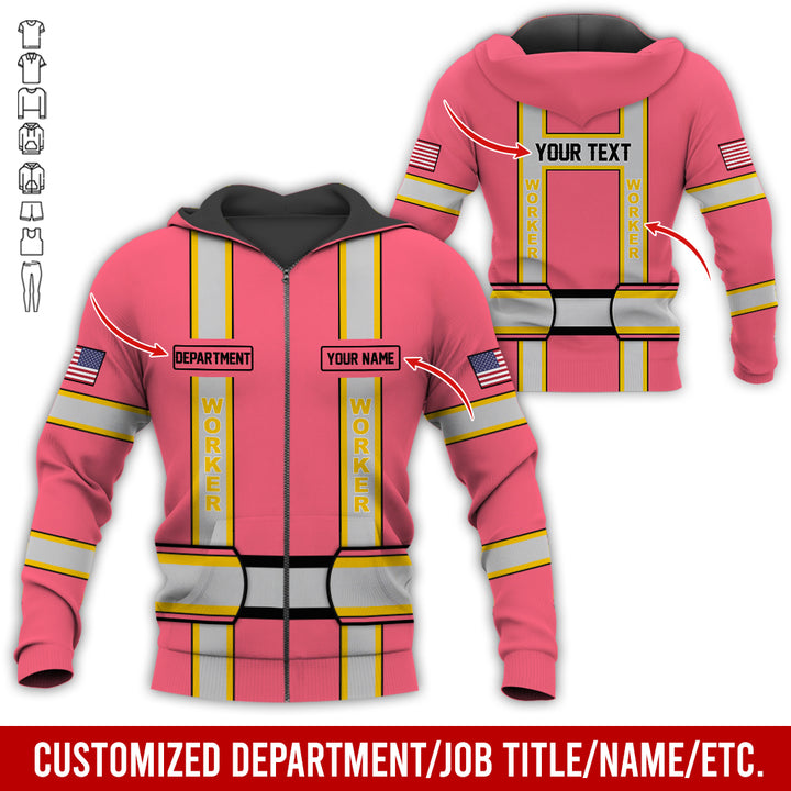 Personalized Name And Department Style 3D All Over Printed SH682