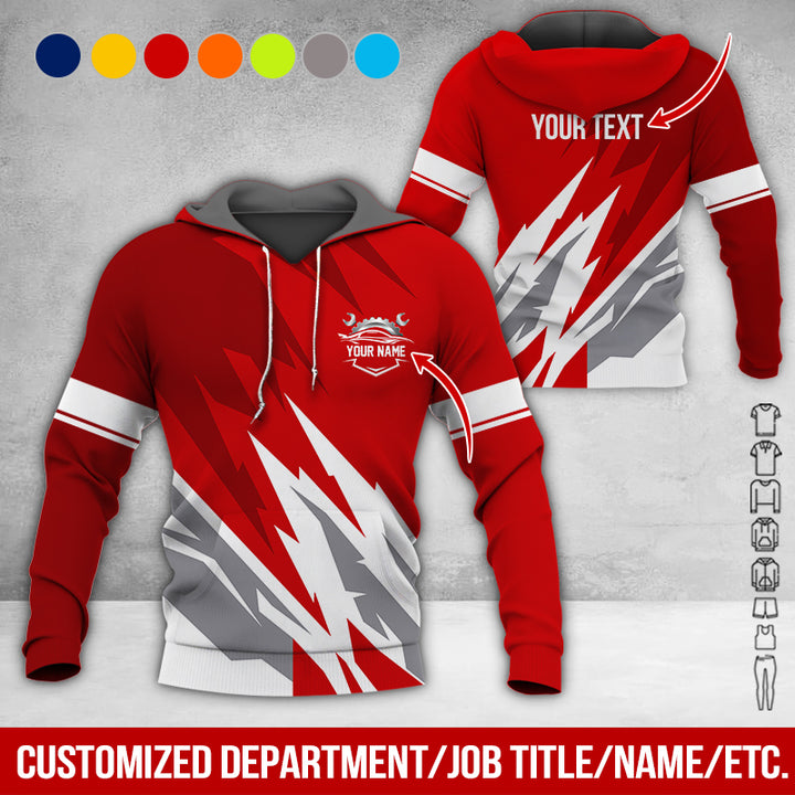Customized Name And Color All Over Printed Clothes AP061