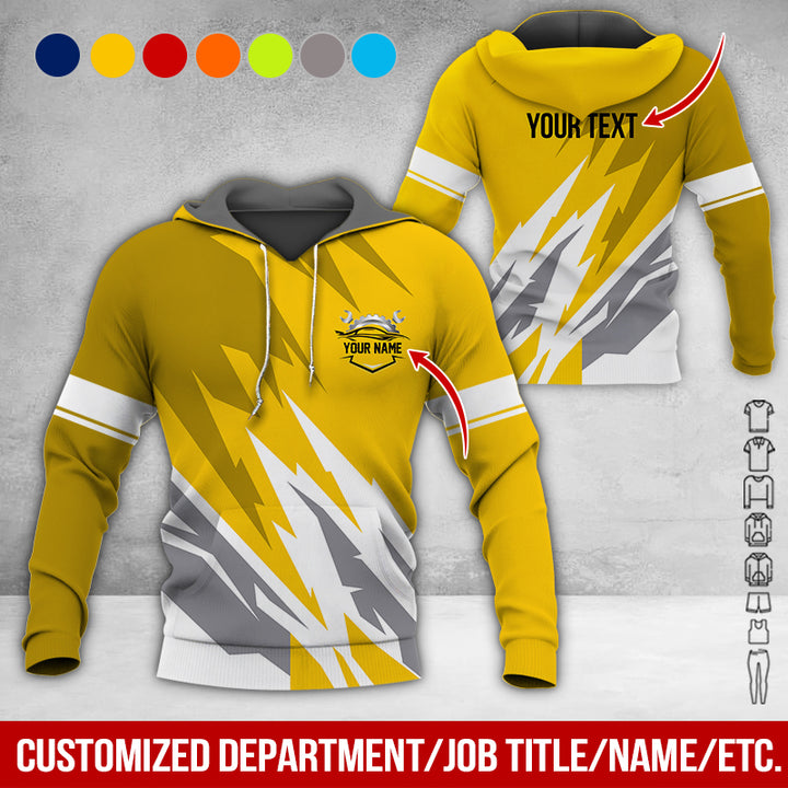 Customized Name And Color All Over Printed Clothes AP061