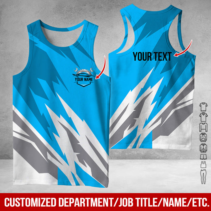 Customized Name And Color All Over Printed Clothes AP061