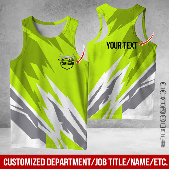 Customized Name And Color All Over Printed Clothes AP061