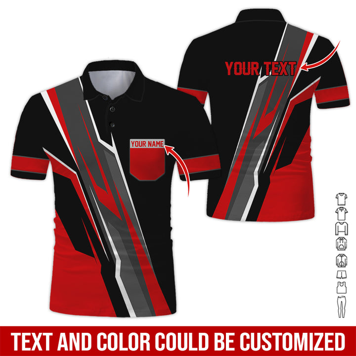 Pocket-Custom Text Uniform Full Colors All Over Printed Clothes GE894